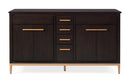 Beatrice Collection 60" Cabinet Base - Wenge / Espresso