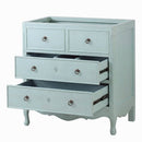 Daleville Collection 34" Cabinet Base - Distressed Light Blue