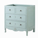 Daleville Collection 34" Cabinet Base - Distressed Light Blue