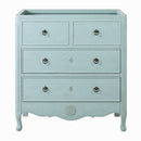 Daleville Collection 34" Cabinet Base - Distressed Light Blue
