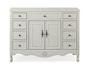 Daleville Collection 46" Cabinet Base - Distressed Gray