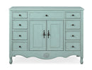 Daleville Collection 46" Cabinet Base - Distressed Light Blue