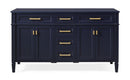 Durand Collection 60" Cabinet Base - Navy Blue