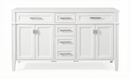 Durand Collection 60" Cabinet Base - White