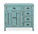 Farmhouse Abbeville Collection 36" Cabinet Base - Distressed Light Blue