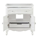 Knoxville Collection 34" Cabinet Base - White