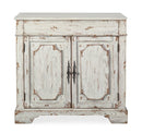 Litchfield Collection 36" Cabinet Base - Distressed Off - White