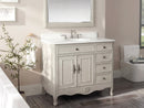 38 Inch Cottage Freestanding Distressed Gray Daleville Bathroom Vanity, Single Sink, Fully Assembled