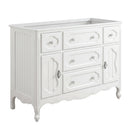 Knoxville Collection 48" Cabinet Base - White
