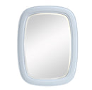 Sesto 40 - inch Contemporary White Frame Wall Mirror