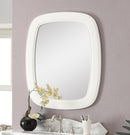 Termoli 36 - Inch White Frame Modern Style Wall Mirror