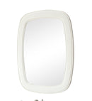 Termoli 36 - Inch White Frame Modern Style Wall Mirror