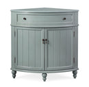Triadsville Collection 24 in Corner Cabinet Base - Light Blue