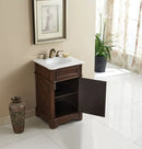21" Petite Powder Room Teega Bathroom Sink Vanity CF-3006M-TK - Chans Furniture