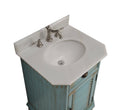 24" Abbeville Bathroom Sink Vanity - Benton Collection Model CF-47523BU - Chans Furniture