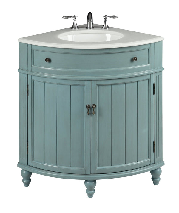 24" Benton Collection Thomasville Corner Bathroom Vanity - Model # GD-47544BU - Chans Furniture