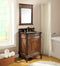 24" Classic Petite Powder Room Debellis Single Sink Bathroom Sink Vanity BWV-047GT - Chans Furniture