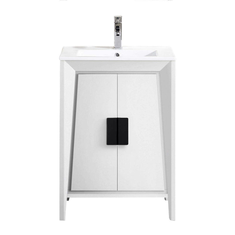 24" Larvotto Light Wheat Contemporary Modern Bathroom Vanity - CL-22WV24-ZI - Chans Furniture