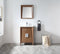 24" Larvotto White Contemporary Modern Bathroom Vanity - CL-22WHT24-ZI - Chans Furniture