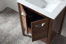 24" Tennant Brand Colle American Walnut finish Bathroom Sink Vanity - CA-405NT24-ZI - Chans Furniture