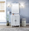 26" Daleville Antique White Cottage style Bathroom Sink Vanity 838AW - Chans Furniture