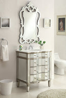 30" Mirrored Asselin Bathroom Sink Vanity - Model