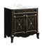 32" Bathroom Vanity, Hand-painted Floral Motif Decoroso - Model