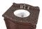 32" Benton Collection Baltic Brown Granite Counter top Fiesta Bathroom Sink Vanity CF-2873-TK - Chans Furniture