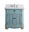 32” Benton Collection Fairfield Rustic Blue Bathroom Sink Vanity 47884BU - Chans Furniture