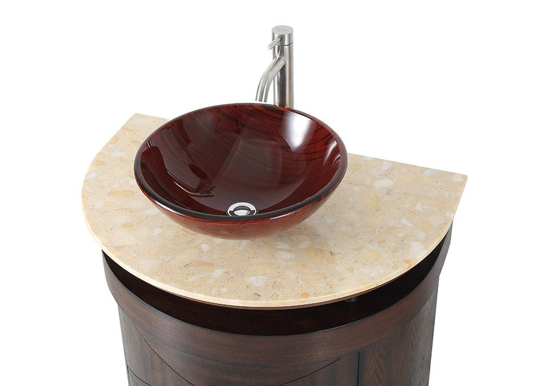 32" Benton Collection Onyx counter top Verdana Vessel Sink Bathroom Vanity BWV-026 - Chans Furniture