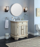32" Fairfield Bathroom Sink Vanity - Benton Collection Model CF-47524W - Chans Furniture