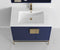 32" Tennant Brand Kuro Minimalistic Navy Blue Bathroom Vanity - CL-108NB-32ZI - Chans Furniture