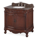 32" Traditional style cream marble Fiesta Bathroom Sink Vanity - CF - 2873SB - TK
