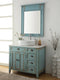 36" Abbeville Vessel Sink Vanity, Distressed Blue - Benton Collection Model CF-78886BU - Chans Furniture