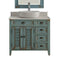 36" Abbeville Vessel Sink Vanity, Distressed Blue - Benton Collection Model CF-78886BU - Chans Furniture