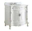 36" classic style antique white Fairmont Bathroom Sink Vanity BC-3905W-AW-36 - Chans Furniture