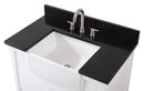 36-Inches Kendia Farmhouse Sink Bathroom Vanity - GD-7036-WT36-GT - Chans Furniture