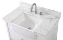 36-Inches Kendia Farmhouse Sink Bathroom Vanity - GD-7036-WT36-RA - Chans Furniture