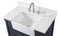 36-Inches Kendia Navy Blue Farmhouse Sink Bathroom Vanity - FW-7036-NB36 - Chans Furniture