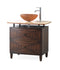 36" Onyx counter top Verdana Vessel Sink Bathroom Vanity Model