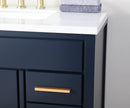 36" Tennant Brand Beatrice Navy Blue Modern Bathroom Sink Vanity TB-9888NB-V36 - Chans Furniture