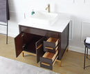 36" Tennant Brand Modern Style Beatrice Vessel Sink Bathroom Vanity - TB-9936DK-36QT - Chans Furniture