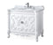 40" Benton Collection Bellissimo Bathroom Vanity with Italian Carrara Marble -