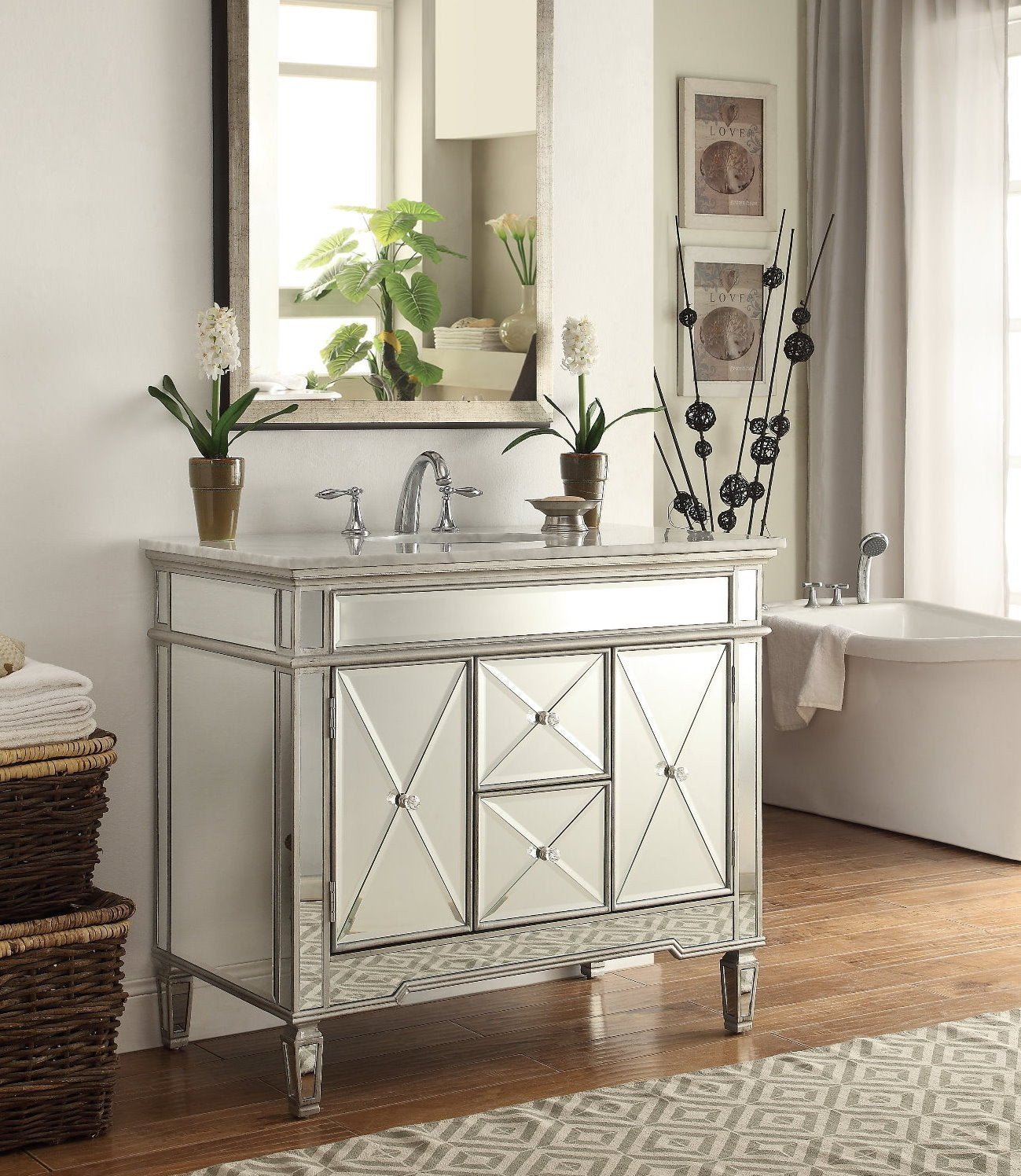 Chans Furniture Adelia 40-inch Bathroom Vanity DH-13Q332