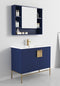 40" Tennant Brand Kuro Minimalistic White Bathroom Vanity - CL-108NB -40ZI - Chans Furniture