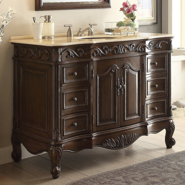 42" Beckham Bathroom Sink Vanity - Benton Collection Model # SW-3882M-TK-42 - Chans Furniture