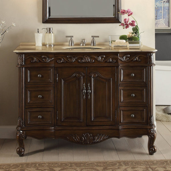 42" Beckham Bathroom Sink Vanity - Benton Collection Model # SW-3882M-TK-42 - Chans Furniture