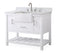 42-Inches Kendia Farmhouse Sink Bathroom Vanity - GD-7042-WT42-GT - Chans Furniture