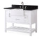 42-Inches Kendia Farmhouse Sink Bathroom Vanity - GD-7042-WT42-RA - Chans Furniture