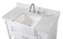 42-Inches Kendia Farmhouse Sink Bathroom Vanity - GD-7042-WT42-RA - Chans Furniture